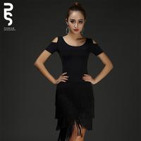 Gambar Atasan Two Shoulder - Baju Tari / Line Dance / Dansa Elastis Bodycon - Merah, S dari Dansera Indonesia undefined 3 Tokopedia