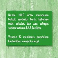Gambar Milo Sandwich Activ Original Chocolate Malt Cream | Biskuit Roll Krim Cokelat - 104 gr (Harga Karton) dari M2F2 Shop - Paseban undefined 5 Tokopedia