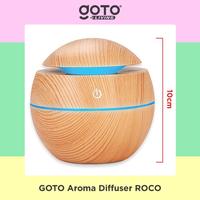 Gambar PREMIUM Goto Roco Humidifier Diffuser Aroma Terapi Essential oil Pelembab - Dark Wood dari pointofviews undefined 1 Tokopedia