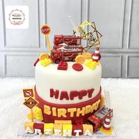 Gambar custom kue ulangtahun tema pemadam kebakaran - fondant, 15cm dari ncc.cakeshop undefined 2 Tokopedia