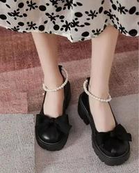 Gambar SEPATU WANITA KOREA STYLE HITAM BLACK CASUAL FORMAL BRANDED PANTOFEL MARY JANE DOCKMART PESTA KERJA KANTOR KASUAL PREMIUM HAK HEELS 5cm KONDANGAN MODIS ELEGAN TRENDY KEKINIAN TERBARU CEWEK PEREMPUAN TRENDI FASHION KOREA OXFORD IMPORT LOKAL MURAH TERMURAH - 36 dari CBTKPED undefined 3 Tokopedia