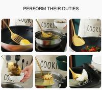 Gambar ZF Sodet Aduk Emas / Stainless Steel Mewah Alat Masak Spatula Turner Gold dari kuyshopid31 undefined 4 Tokopedia