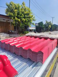 Gambar Genteng atap upvc tebal 1,5 mm atlas - Merah dari Matrial Bangunannn undefined 1 Tokopedia