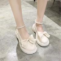 Gambar SEPATU WANITA KOREA STYLE KREM CREAM CASUAL FORMAL BRANDED PANTOFEL MARY JANE DOCKMART PESTA KERJA KANTOR KASUAL PREMIUM HAK HEELS 5cm KONDANGAN MODIS ELEGAN TRENDY KEKINIAN TERBARU CEWEK PEREMPUAN TRENDI FASHION KOREA OXFORD IMPORT LOKAL MURAH TERMURAH - 36 dari CBTKPED undefined 4 Tokopedia