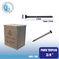 Gambar Paku Triplek / Kayu 2 cm (3/4 Inch) Packing 2Kg / Box dari Surya Abadi Steel undefined 1 Tokopedia