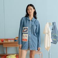 Gambar Kash Jacket Jeans eunoia jaket jeans wanita dari LOST AND FOUND SHOPPE undefined 5 Tokopedia