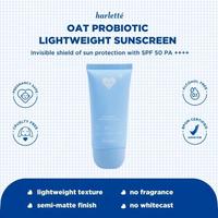 Gambar Harlette Sunscreen - Harlette Oat Probiotic Lightweight Sunscreen SPF 50 PA++++ | Sensitive, Acne Prone, UV Protection, Skin Barrier - Sunscreen Harlette - Sunblock Wajah - Tabir Surya - Sunscreen dari rose.beautyshop undefined 1 Tokopedia