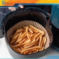 Gambar Kertas Minyak Alas Masak Air Fryer Anti Noda 16 cm - 50 PCS - Cokelat dari AR Store Bdg undefined 2 Tokopedia