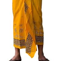 Gambar kamen setengah jadi pria motif wayang adat Bali - Putih dari Andira Bali Busana undefined 2 Tokopedia
