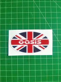 Gambar Stiker OASIS - Stiker Print Cut Laminasi Glossy Tahan Air sudah membentuk pola desain untuk motor mobil helm dll dari District49 undefined 2 Tokopedia