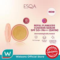 Gambar Esqa Refill Flawless Cushion Serum SPF 50+ PA+++ Satin Pancake dari Watsons Indonesia Official Store undefined 1 Tokopedia