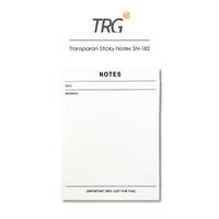 Gambar TRG Basic Pattern Transparant Paper Memopad SN-182 - Kertas Memo Tempel Transparan Sticky Notes TRG dari TRG Official Shop undefined 1 Tokopedia