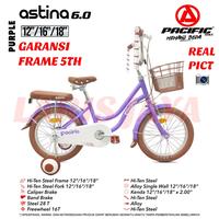 Gambar SEPEDA ANAK PEREMPUAN MINI 16 PACIFIC ASTINA 6.0 SEPEDA MINI KERANJANG PACIFIC - PURPLE dari LARIS JAYA SEPEDA undefined 4 Tokopedia