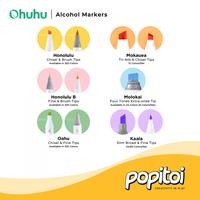 Gambar OHUHU Honolulu Classic 24 Colors Dual Tip Brush & Chisel Art Marker dari Popitoi undefined 2 Tokopedia