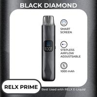 Gambar Relx Prime Pod Kit - Black Diamond Blue Sapphire 1000 mAh 35W compatible catridge 0.6 0.8 ohm Pod Kit - Black Diamond  dari VSS Malang undefined 2 Tokopedia