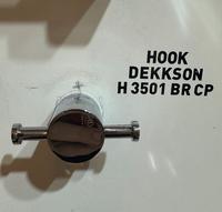 Gambar HOOK DEKKSON H 3501 BR CP Pengait Hook Gantung Handuk Dekson H 3501 CP Brass Bathroom Hook Towel Kait Gantung Handuk dari GenHardware undefined 2 Tokopedia