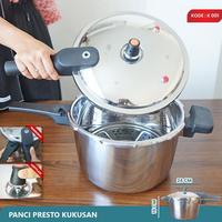 Gambar PANCI PRESTO STAINLESS STEEL NON STICK 3.5 LITER - 3.5LITER STEL dari Sinar Arjuna Abadi undefined 3 Tokopedia