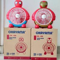 Gambar kipas meja karakter okayama seperdermen dari CholoveMart undefined 1 Tokopedia