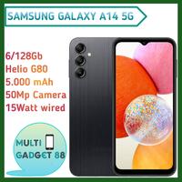 Gambar SIAP KIRIM SAMSUNG GALAXY A14 5G 6/128GB PROCESSOR HELIO G80 LAYAR FULL HD ORIGINAL SAMSUNG - Silver, 4G 4/128GB dari Multi Gadget 88 undefined 1 Tokopedia