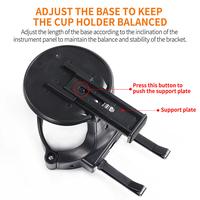 Gambar Holder Cup Tempat Botol Minum Mobil Sistem Klip Air Vent Outlet Adjustable Car dari CENRANA undefined 5 Tokopedia