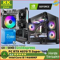 Gambar pc rakitan gaming intel core i5 14600k | rtx 4070 ti super 16gb |ram ddr5 [ pc editing rtx 4070ti super ] dari kk komputer store #kkstore undefined 3 Tokopedia