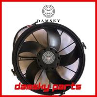 Gambar Extra Fan Extrafan AC Mobil Bus Thermoking 12inchi 12 Volt / 24 Volt Hisap Sedot Pokka - 12 Volt dari DHENAN PRO undefined 1 Tokopedia