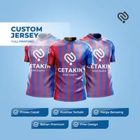 Gambar Custom Jersey Futsal/Sepakbola Satuan - 1, S dari CetakinBiarDanta undefined 1 Tokopedia