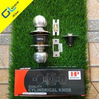 Gambar KUNCI PINTU PUTAR kamar mandi gagang HANDLE BULAT TANPA KUNCI merk Hampton by Dekkson bahan stainless dari GL Store jogja undefined 5 Tokopedia