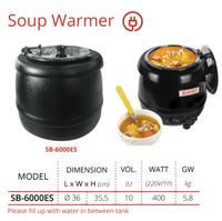 Gambar KHUSUS GOJEK GETRA SB-6000ES Soup Kettle / Sup Ketel / Tempat Saji Sup dari Aneka Utama Indah undefined 1 Tokopedia