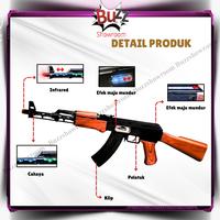 Gambar Tembakan Anak Sniper AK47 Mainan Pistol Senjata Infrared AK 47 - Sniper AK47 dari Buzzshowroom undefined 5 Tokopedia