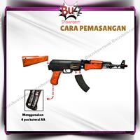 Gambar Tembakan Anak Sniper AK47 Mainan Pistol Senjata Infrared AK 47 - Sniper AK47 dari Buzzshowroom undefined 4 Tokopedia
