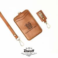 Gambar id card kulit , name tag kulit , id card kulit handmade - pake klip id dari ZIWOLF LEATHER undefined 2 Tokopedia