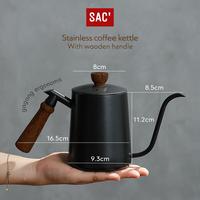 Gambar JAVA Teko Kopi Leher Angsa Premium Gooseneck Stainless Kettle Coffee Pot Teko Seduh Kopi Tutup Gagang Kayu - PINK dari Shop at Christine's undefined 2 Tokopedia