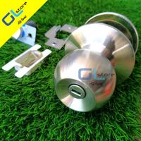 Gambar KUNCI PINTU PUTAR kamar mandi gagang HANDLE BULAT TANPA KUNCI merk Hampton by Dekkson bahan stainless dari GL Store jogja undefined 3 Tokopedia