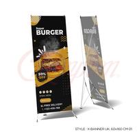 Gambar Jual X-Banner 160x60cm Standing Banner Murah/Display Banner Promosi Iklan Makanan Kekinian FREE Design - Albatros dari Champion Supplies undefined 1 Tokopedia