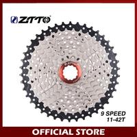 Gambar ZTTO Sprocket 9 Speed 11-42T Silver Gear Cassette Sepeda MTB dari vesantra undefined 1 Tokopedia