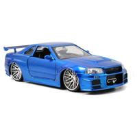 Gambar Jada Fast and Furious 1:24 Brian's Nissan Skyline GTR R34 Diecast 1/24 Die-cast GT-R dari Toysgraphy undefined 4 Tokopedia