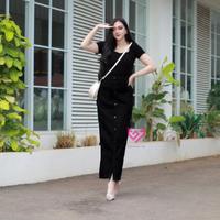 Gambar Rok Wanita Cesey Skirt rok Panjang Twill Combed Strech Wanita Rok Jumbo - Hitam, Standart dari Karenza Collection undefined 1 Tokopedia