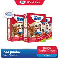 Gambar Zee Reguler Jumbo Swizz Chocolate Milk 875Gr (3 Pack) #Bebasongkir dari Gemah Sanjaya undefined 1 Tokopedia