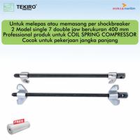 Gambar Treker Per Mobil Satu Kaki & Dua Kaki Treker Per Keong Coil Spring Compressor Single & Double Jaw - AU-CS1038 400mm dari Power Maritim undefined 2 Tokopedia
