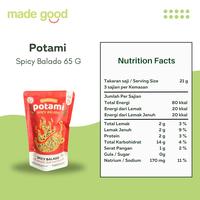Gambar Potami Healthy Snack 65gr Mie Remes Bayam Original Spicy Cheese 65gr - R.Corn 3pc dari Madegood Market undefined 4 Tokopedia