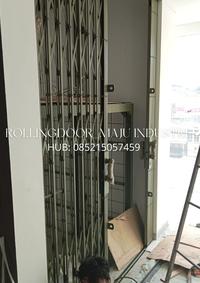 Gambar Harmonika pintu plat besi standar yang banyak digunakan untuk toko/ruko murah berkualitas dari Rollingdoor maju industri undefined 4 Tokopedia