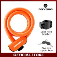 Gambar Rockbros RKS515 Kunci Gembok Sepeda 110cm Spiral Bicycle Lock Orange dari vesantra undefined 1 Tokopedia