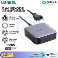 Gambar UGREEN GaN Charger Station 4 Port USB Type C 100W QC 4.0 PD Fast 90928 dari QUEEN id Official undefined 1 Tokopedia