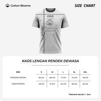 Gambar Kaos custom satuan / kaos  sablon custome DTF kaos lengan pendek cotton combed 30s - A3, L dari Cotton Blooms undefined 4 Tokopedia