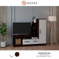 Gambar Rak TV/Meja TV /Bufet TV minimalis/Meja EU 08- 2758 - WU 2508[marble] dari Mulya Furnihome undefined 5 Tokopedia