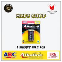 Gambar Batu Baterai ABC Alkaline Millenium Power Hitam Dry Cell Ukuran A2 | AA LR6 1.5V - Isi 2 Pcs (Harga 1 Sachet) dari M2F2 Shop - Paseban undefined 1 Tokopedia