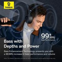Gambar Baseus Bass 30 Max Wireless Headphone Bluetooth V5.3 Over-Ear Headphones dari Bert Gadget undefined 4 Tokopedia