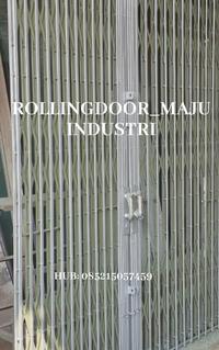 Gambar Harmonika pintu plat besi standar yang banyak digunakan untuk toko/ruko murah berkualitas dari Rollingdoor maju industri undefined 5 Tokopedia