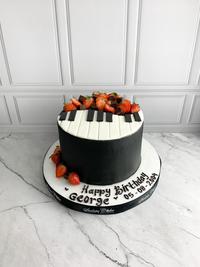 Gambar Kue Ulang Tahun/Birthday Cake/Kue Ultah Tema Piano/Kue Birthday Jakarta dari The Cake Corner Jakarta undefined 3 Tokopedia